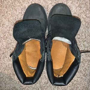 Size 5 black timberlands